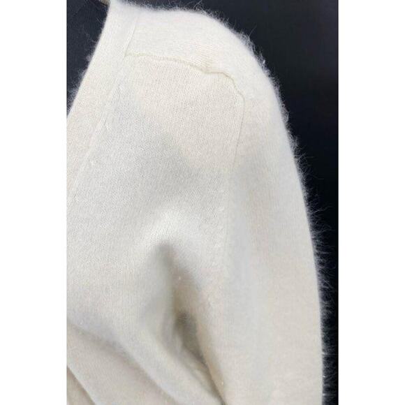 Vintage Boundary Waters Women's Lambswool/Angora Ivory sweater - Sz M - Picture 4 of 4